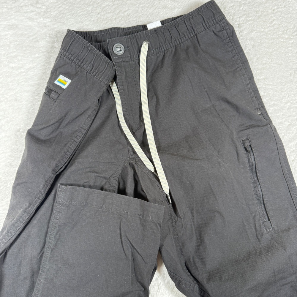 Vuori Ripstop Climber Pant Mens L Black V412 Stretch Utility Trousers